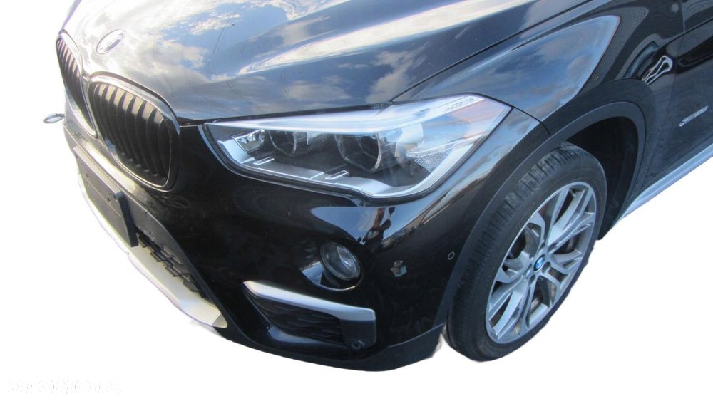 BMW X1 F48 668 SHWARZ 2 MASKA ZDERZAK PRZEDNI BŁOTNIK XENON LED PAS PRZEDNI - 1
