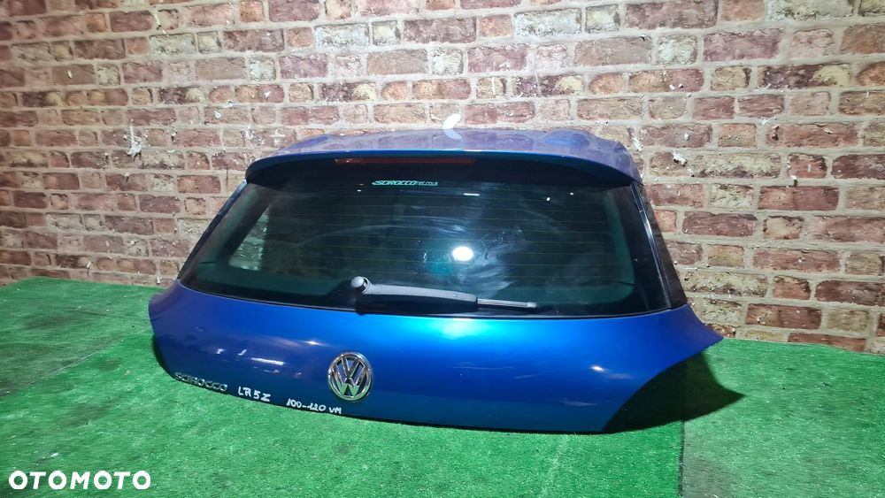 Klapa bagażnika Tył KOMPLETNA Volkswagen Scirocco 08/14 ROK KOD LR5Z - 4