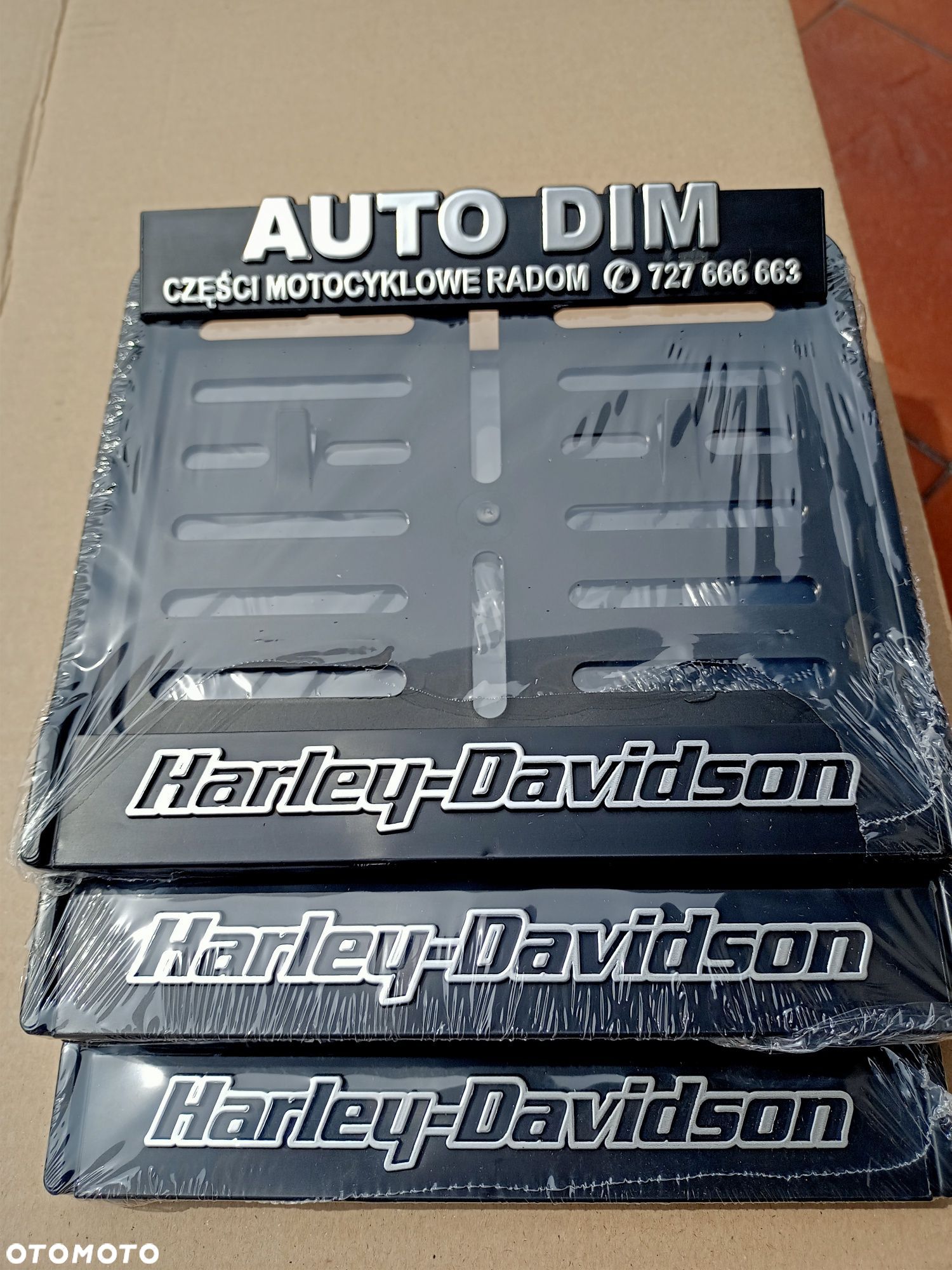 Motocyklowa Ramka do tablicy rejestracyjnej  3D Harley-Davidson - 1