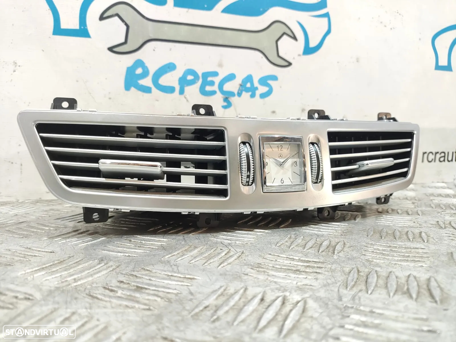 Difusor Central AC Sofagem Relógio Mercedes Benz classe S W221 - 5