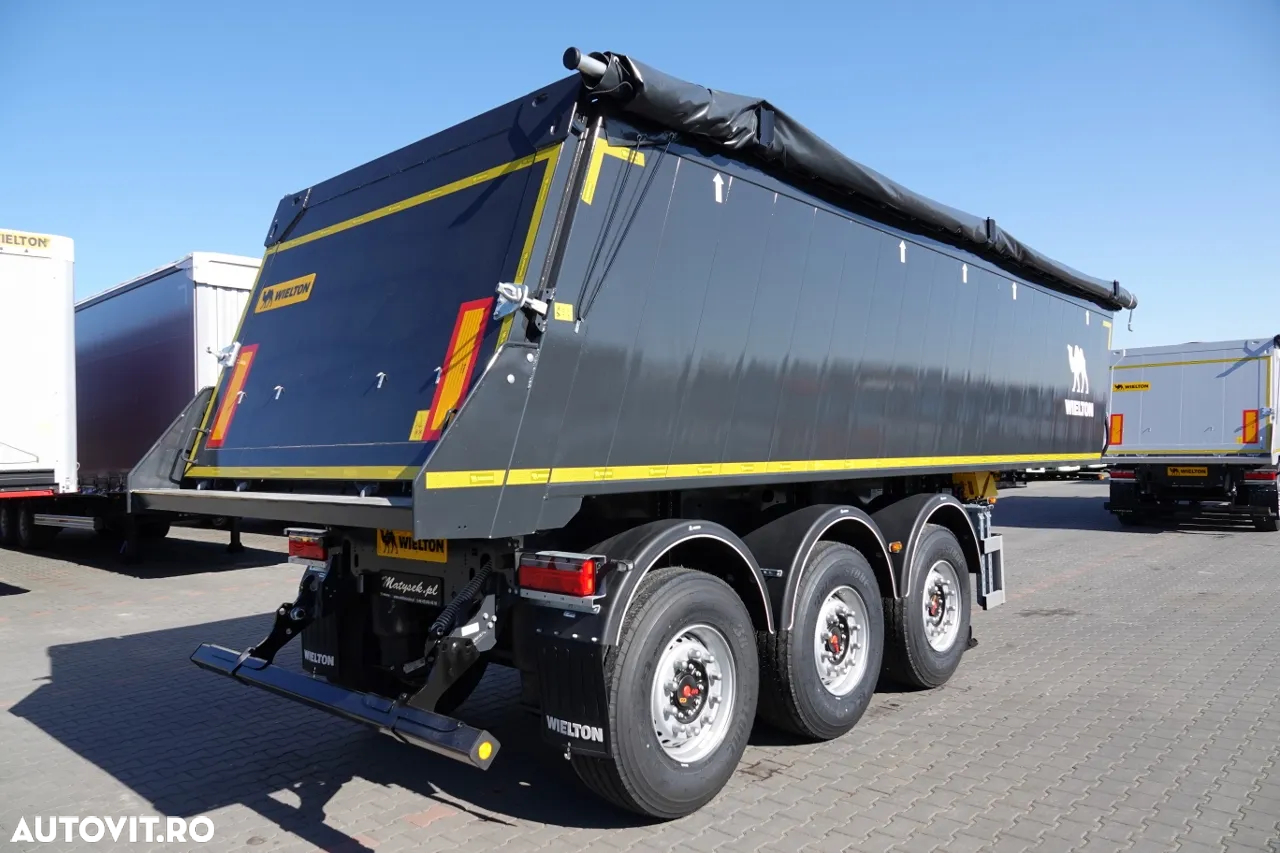 Wielton BASCULANTE ALUMINIU 28 M3 / NOU-NOU 2025 / GREUTATE: 5200KG / AXIE LIFTATOR / DISPONIBIL Imediat - 6