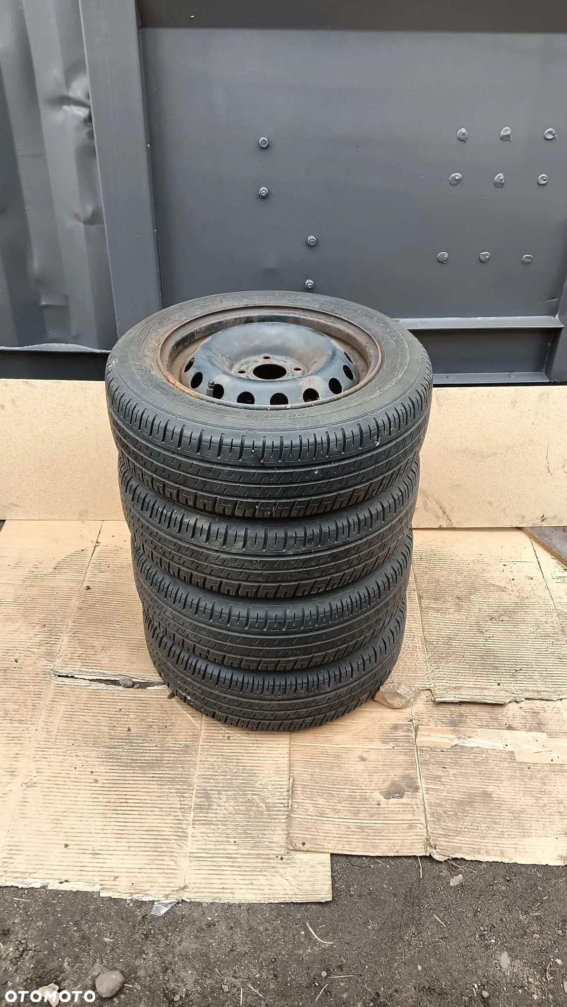 Koła stalowe opony zimowe Dunlop 175/65 R14 2013 VW 4x100 - 2