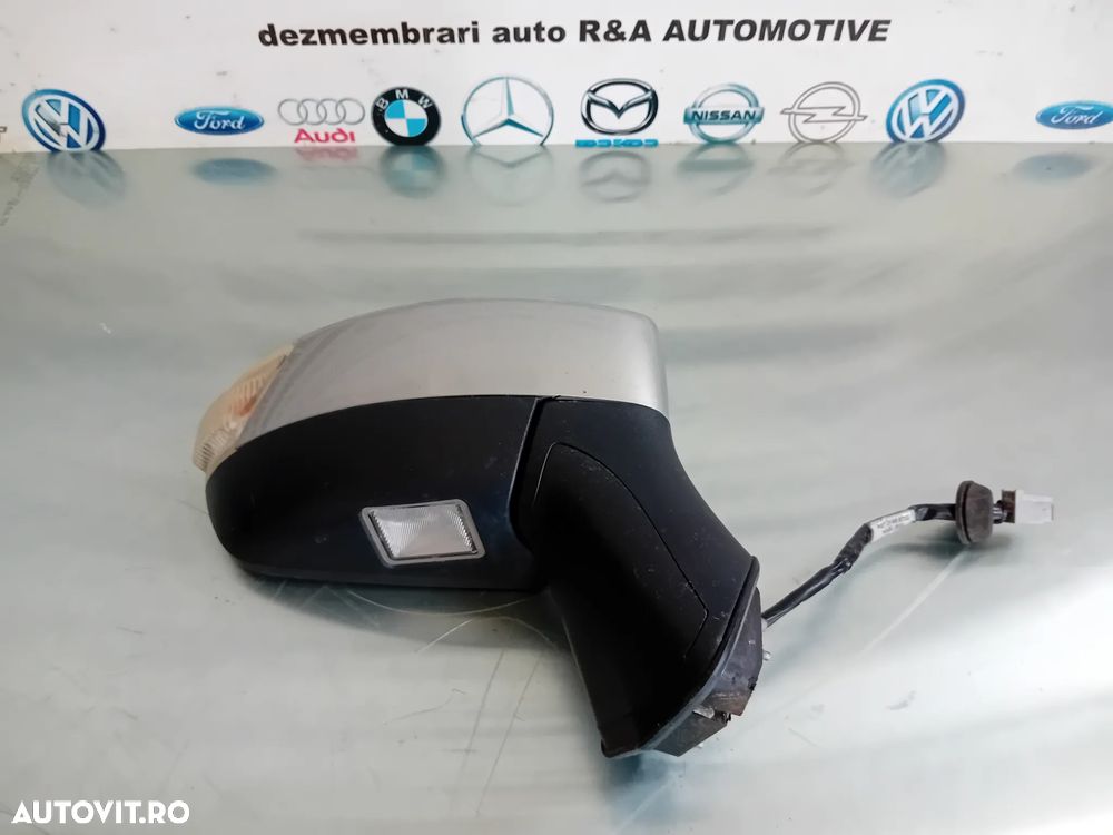 Oglinda Dreapta Ford Kuga 1 I Cu Pliere Si Lumini Ambientale 9 Fire Volan Stanga - 3