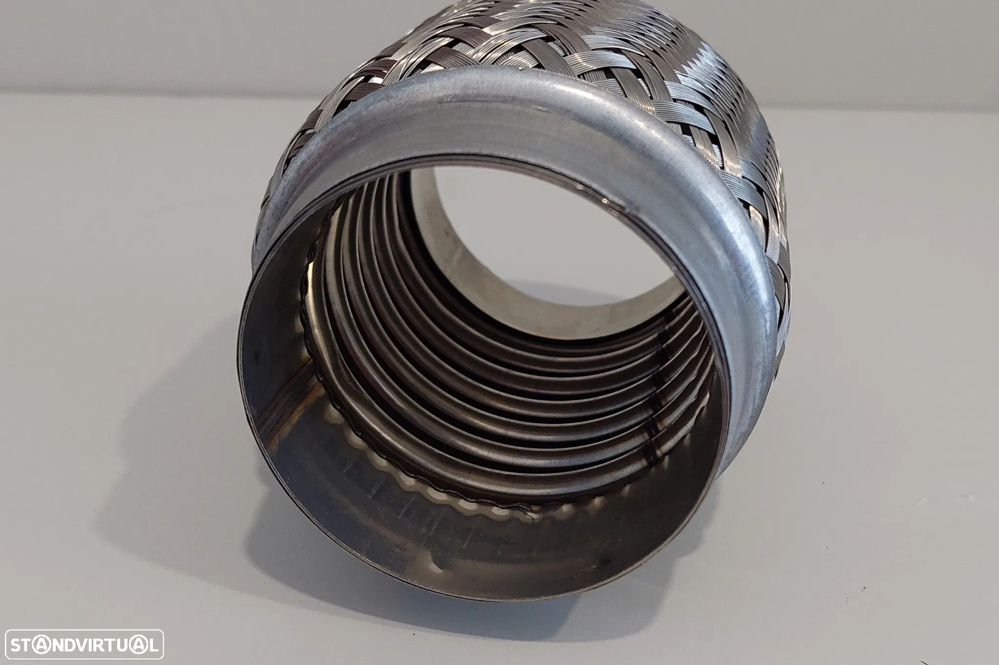 70mm - Flexível Inox Reforçado Escapes Universal (120mm comprimento) - 4