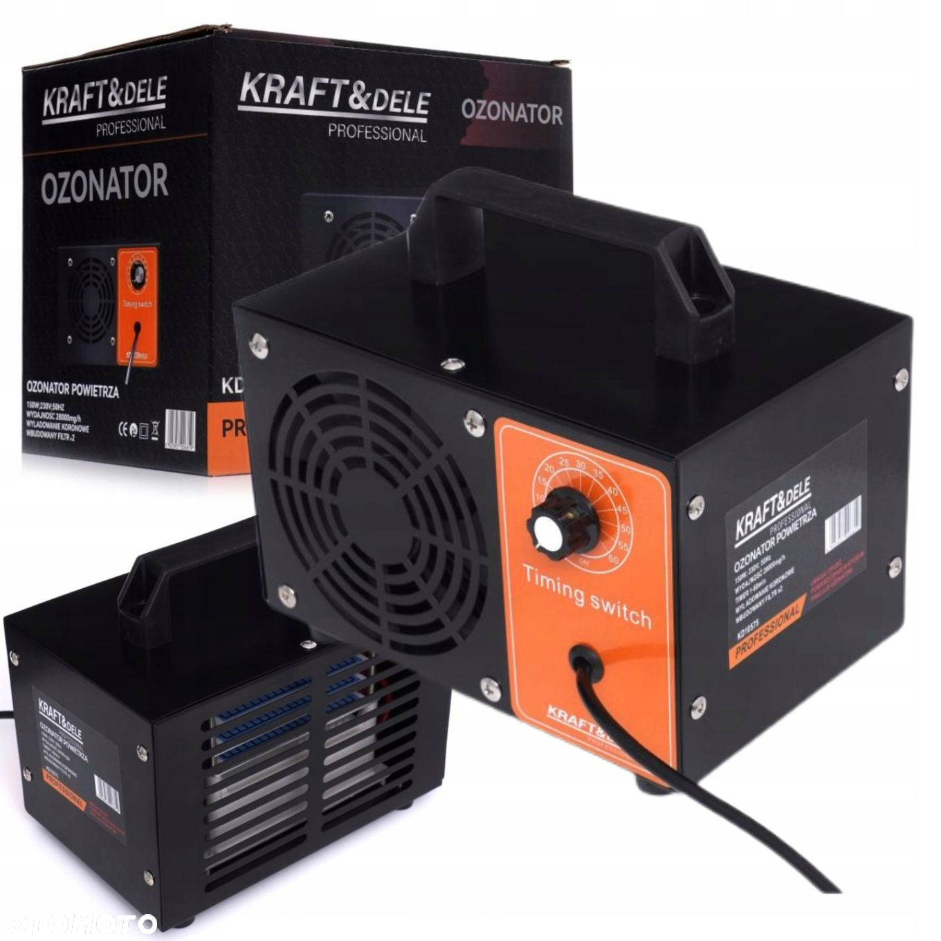KD GENERATOR OZONU OCZYSZCZACZ POWIETRZA ZAPACHÓW 28000mg/h 150W KD10575 - 12