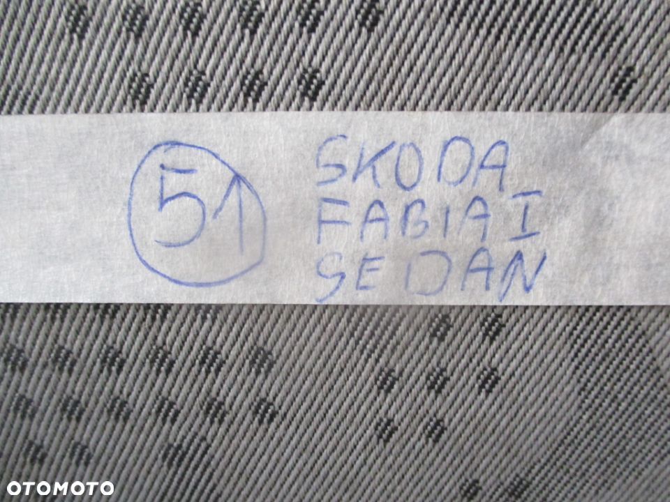 Fotele komplet Skoda Fabia I sedan - 5