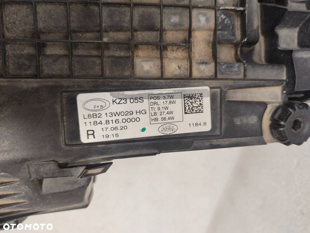 land rover defender matrix led przód strona prawa l8b213w029hg - 5