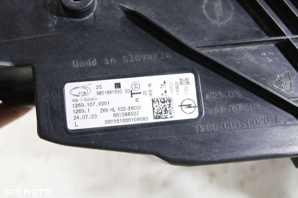 reflektor lampa full led europa oryginał opel astra vi 6 l 2021-2025 - 3