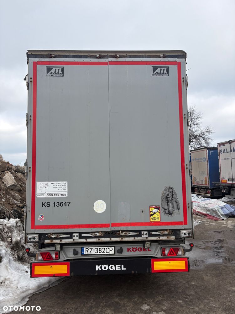 Kögel FIRANKA / 2015r / osie SAF / PODNOSZONA OŚ - 4