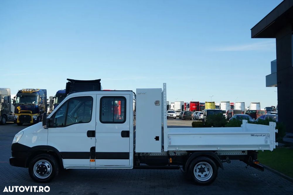 Iveco DAILY 35C11 / BASCULATOR / CU TRACȚIE MÂNĂ / DOUĂ TRACȚII / MANUAL / 7 LOCURI / IMPORTAT - 11