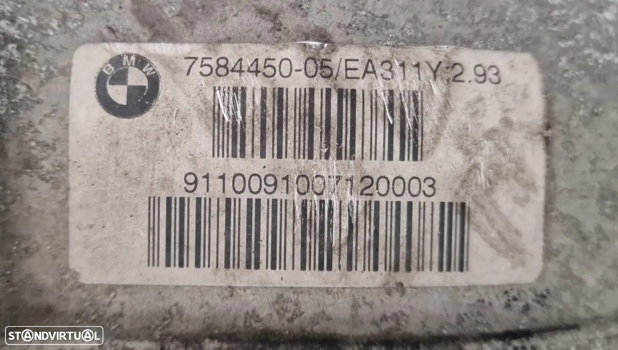 Diferencial BMW Série 5 F10 – Ref: 7584840-05 | Rapor: 2,93 - 5