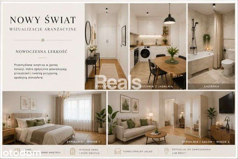 39 m² | Nowy Świat | kamienica | 1 piętro |