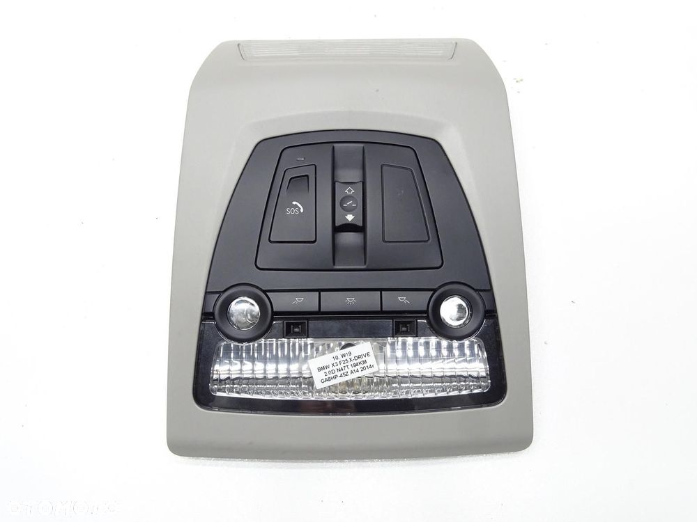 LAMPKA OŚWIETLENIE KABINY PODSUFITKI SZYBERDACH 9311462 BMW F25 X3 - 4