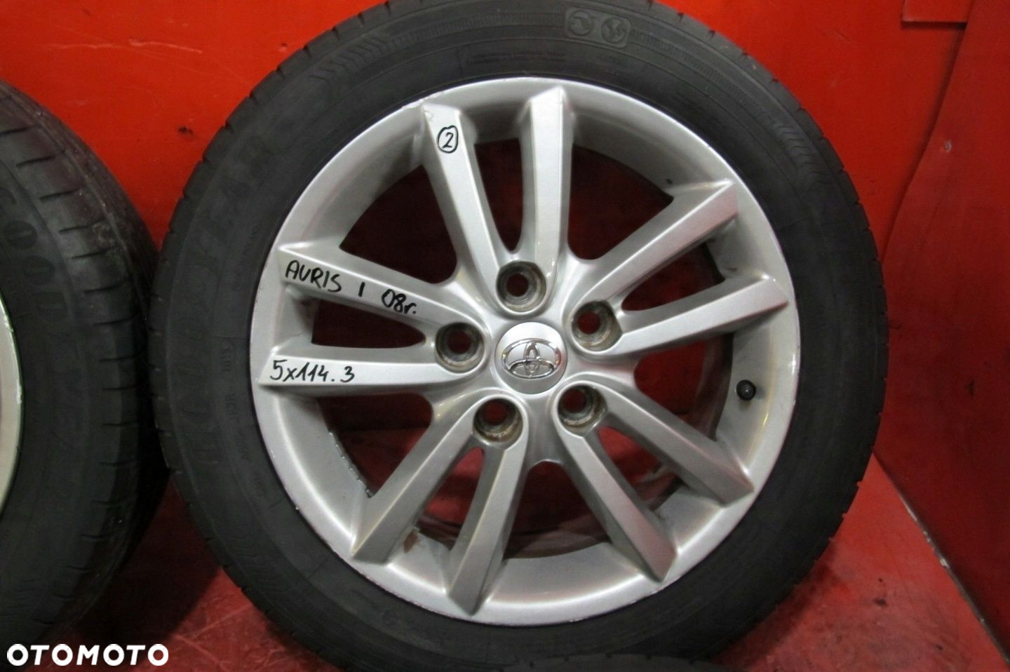 TOYOTA AURIS I 1 E15 COROLLA KOŁA FELGI 16 6.5J ET45 5x114.3 205/55R16 - 8