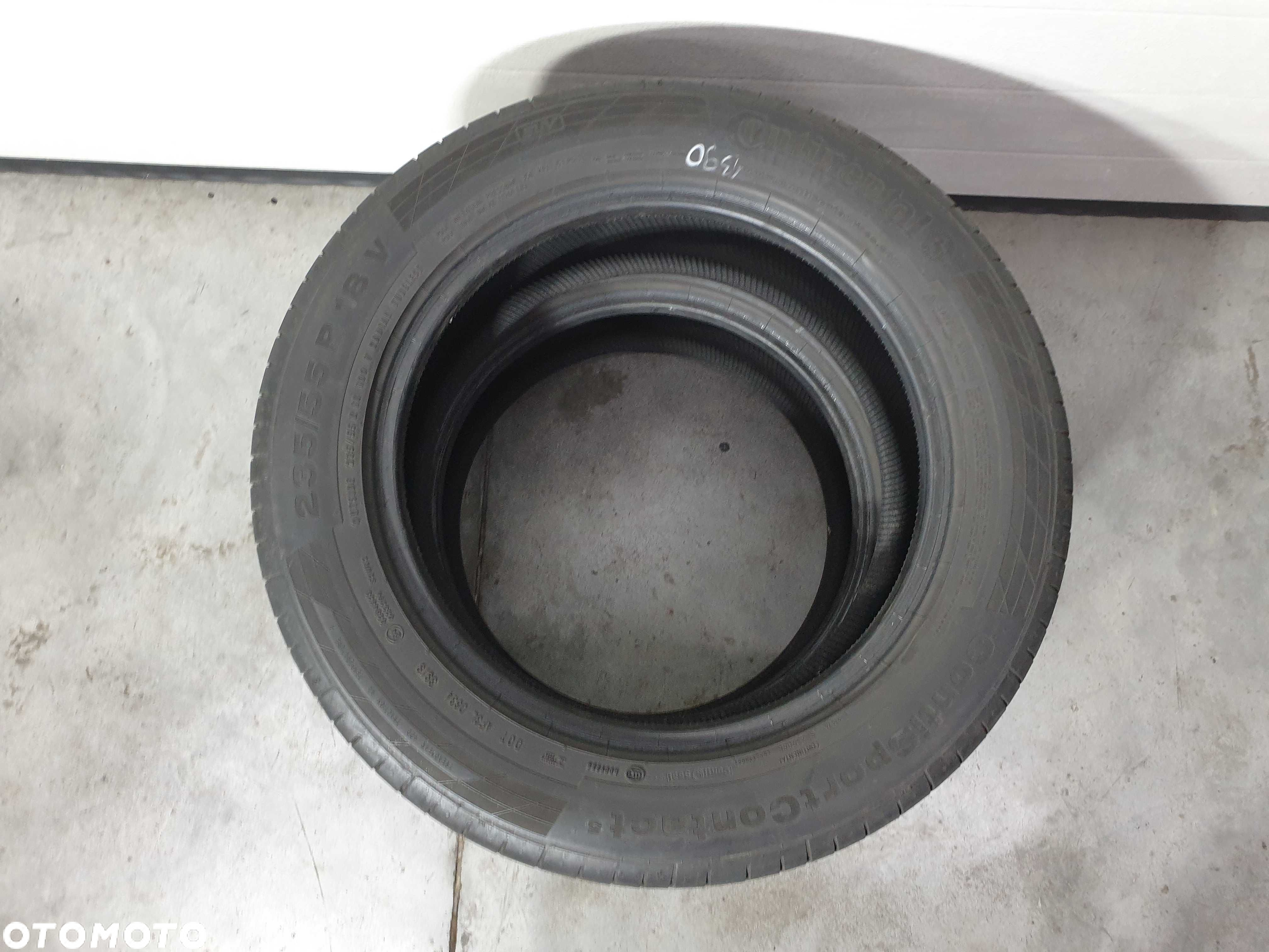 2szt. 235/55/18 100V Continental SportContact 5 5,5mm 2018r [ 4390 ] - 2