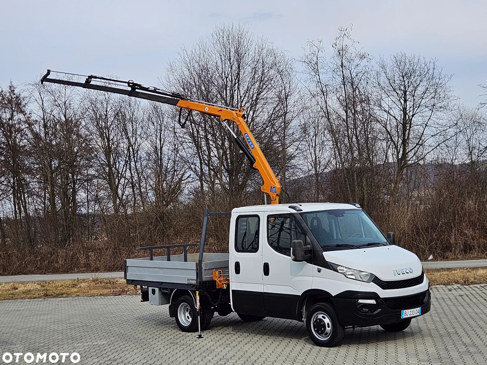 Iveco Daily 35c-15 Doka/Dubel Kabina Skrzynia 2.55M+HDS 9.5 M Effer 28/3S ! Klima ! 3.0 HPI *150 Km ! - 2