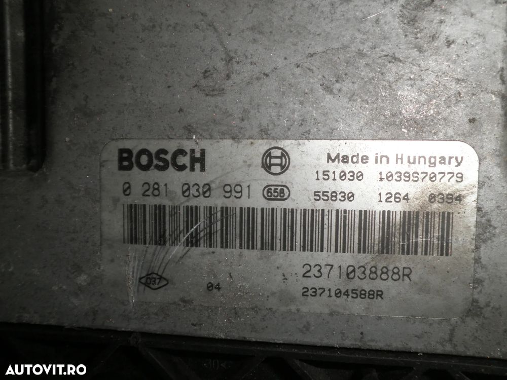 ECU / calculator motor Opel Vivaro B, Renault Trafic 2, 2016 1.6 CDTI 237103888R 0281031364 0281030991 - 6