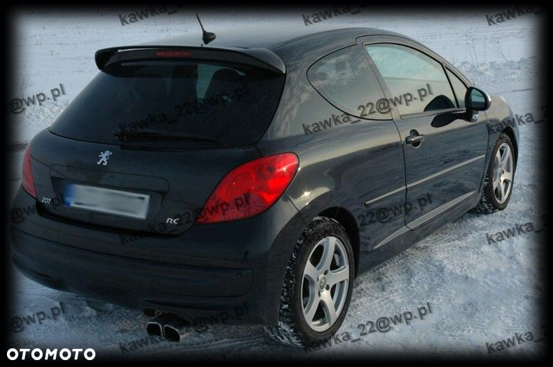 PEUGEOT 207 SPOILER LOTKA SPOJLER NA KLAPĘ PODKŁAD - 10