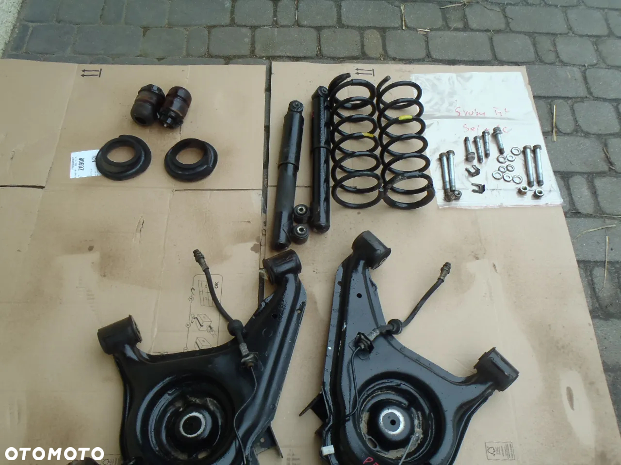 wahacz zawieszenie tył tylne seicento 2010R 600 cinquecento ORYGINAŁ nie malowane JAK NOWE - 6