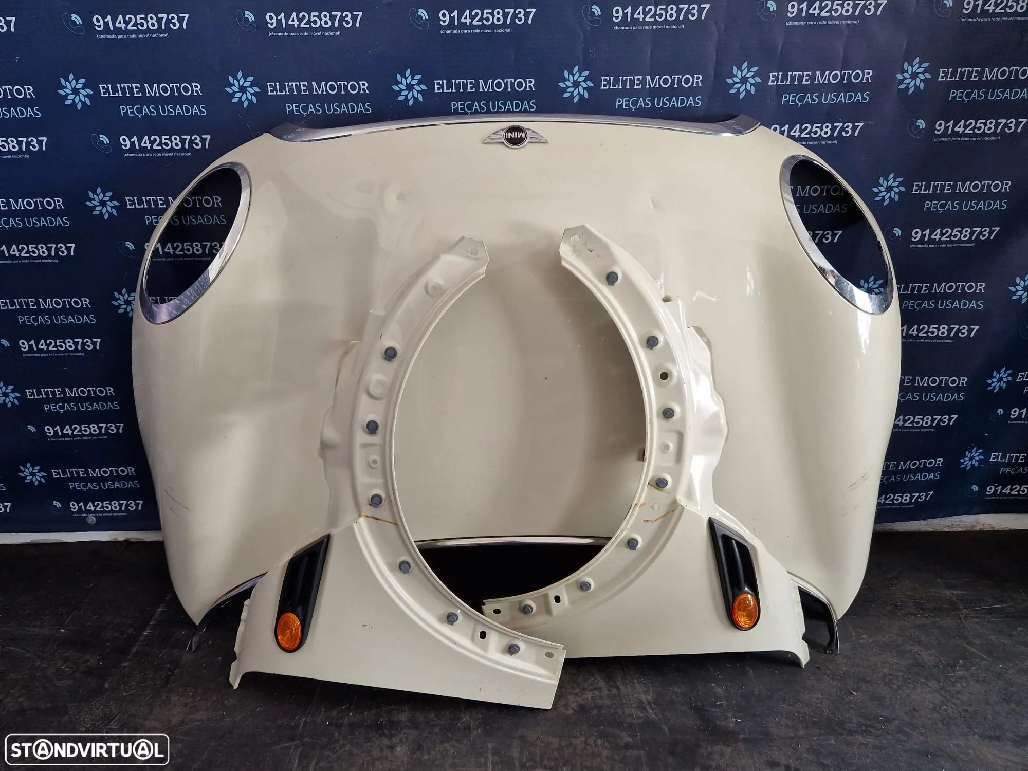 Frente completa usada MINI ONE COOPER R56 1.6D LCI capot parachoques guardalamas oticas radiadores R55 R57 - 8