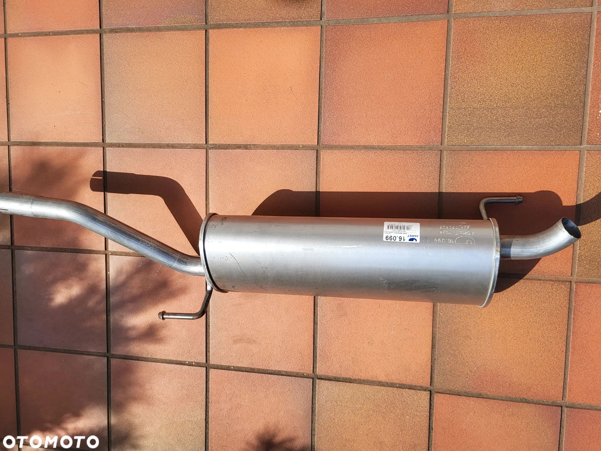 Tłumik końcowy Fiat Grande Punto 1.4i 09/05- FIAT PUNTO EVO (199_) 1.4,FIAT PUNTO Van (199_) 1.4, OPEL CORSA D (S07) 1.2 (L08, L68 - 1