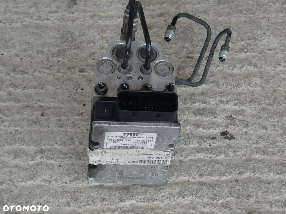POMPA STEROWNIK ABS + ESP + TC OPEL VECTRA C GTS SIGNUM 54084711A 54084636H 2,2D 2,0T 3,2 V6 3,0 1,9 przycisk - 5