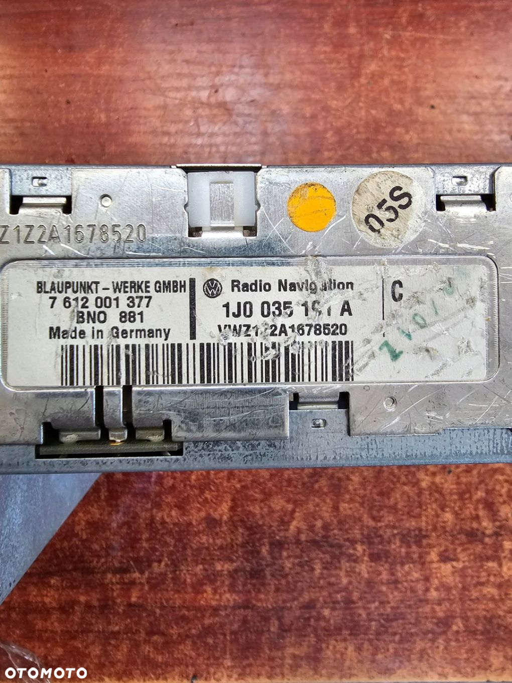RADIO CD NAWIGACJA VW BORA 1J0035191A 7612001377 - 4