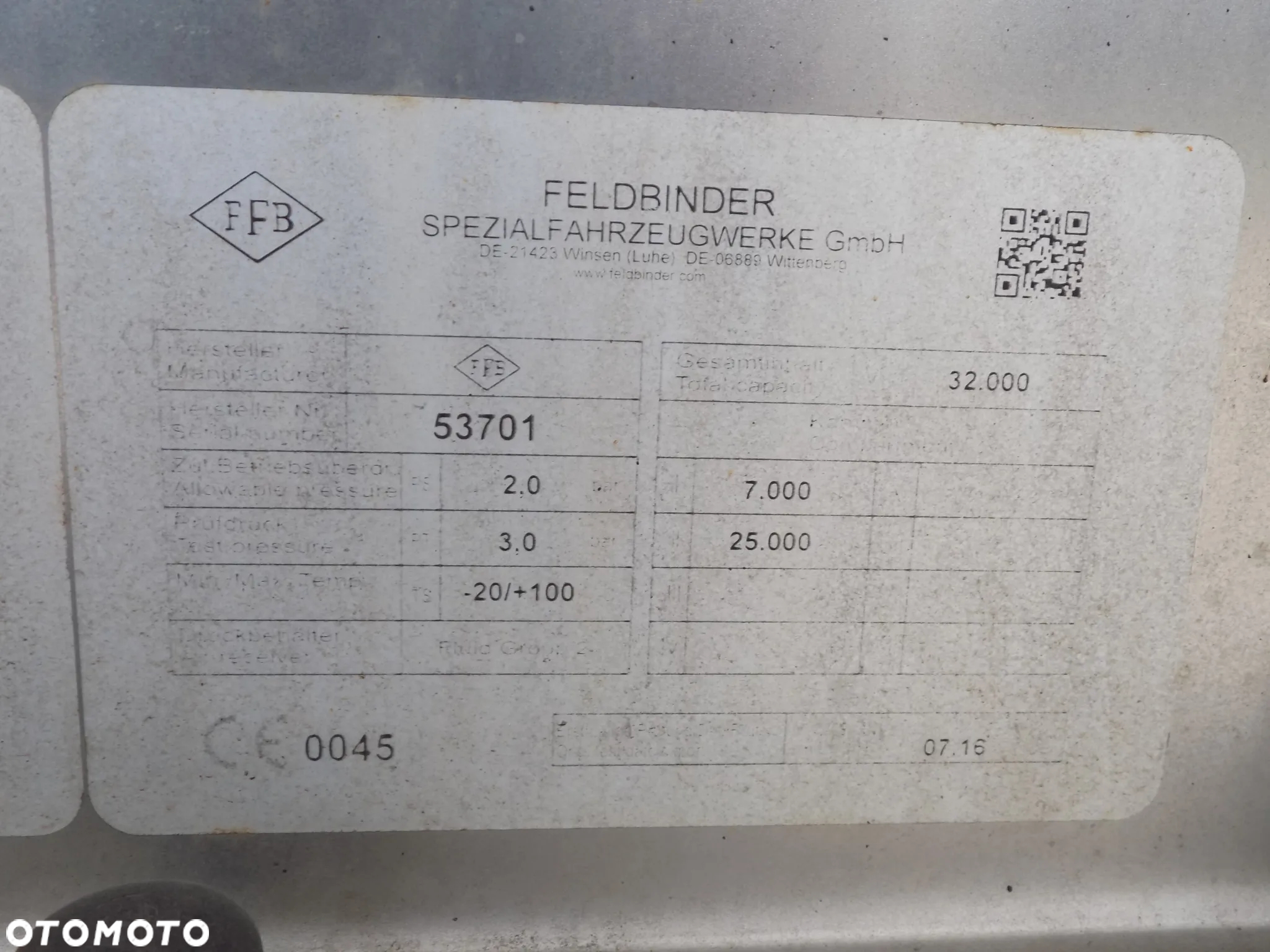 Feldbinder TSA 32.3/WEBASTO/CIP/2-KOMORY/ - 8