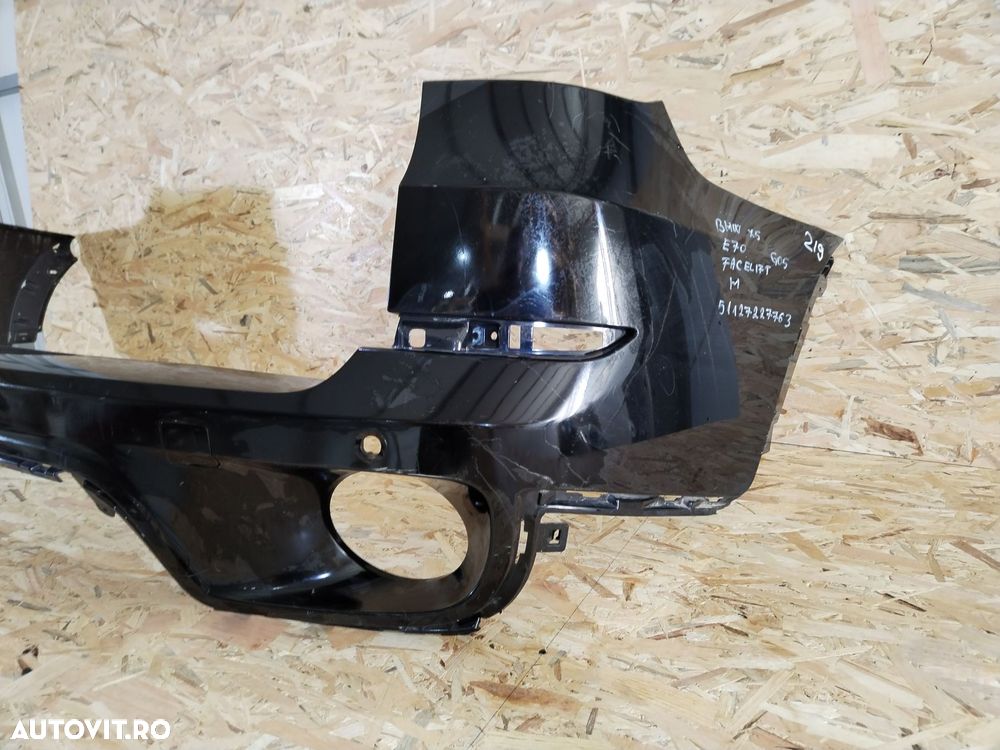 Bara spate BMW X5 E70 M-Paket, LCI, 2010, 2011, 2012, 2013, 5127227763. - 11