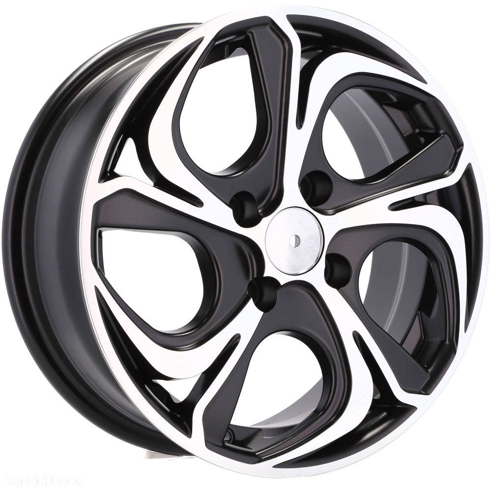 4x Felgi 15 m.in. do RENAULT Clio Megane Captur TOYOTA Yaris - BY980 (LU1235) - 2