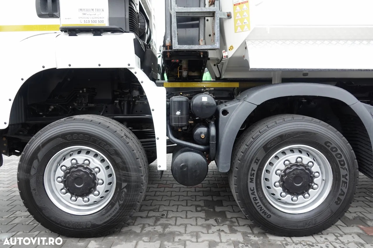 MAN TGS 41.460 / 8x8 / BASCULANTE SPATE / MANUAL / KH-KIPPER / EURO 6 / 2019 / CONTRACTUL DE SERVICE - 22