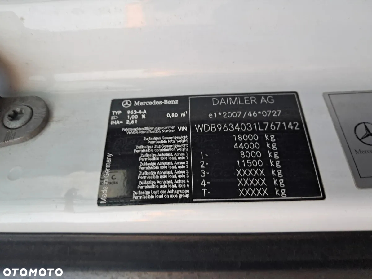Mercedes-Benz ACTROS, HYDRAULIKA, wynajem z wykupem - 12