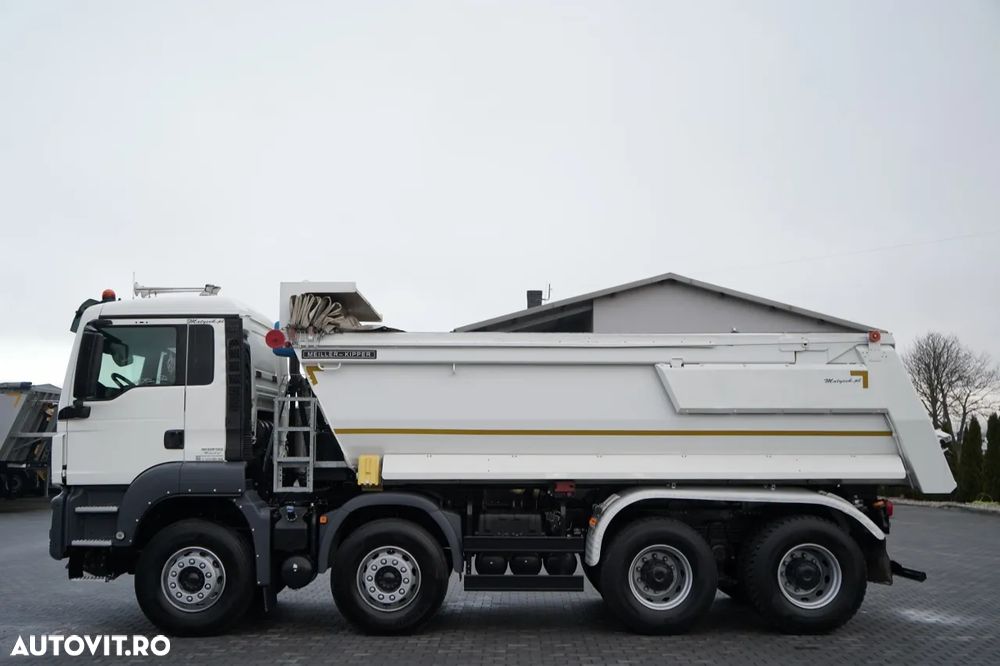 MAN TGS 35.460 / 8X4 / BASCULATOR SPATE / HYDROCLASP / MEILLER KIPPER / AUTOMAT / EURO 6 - 8