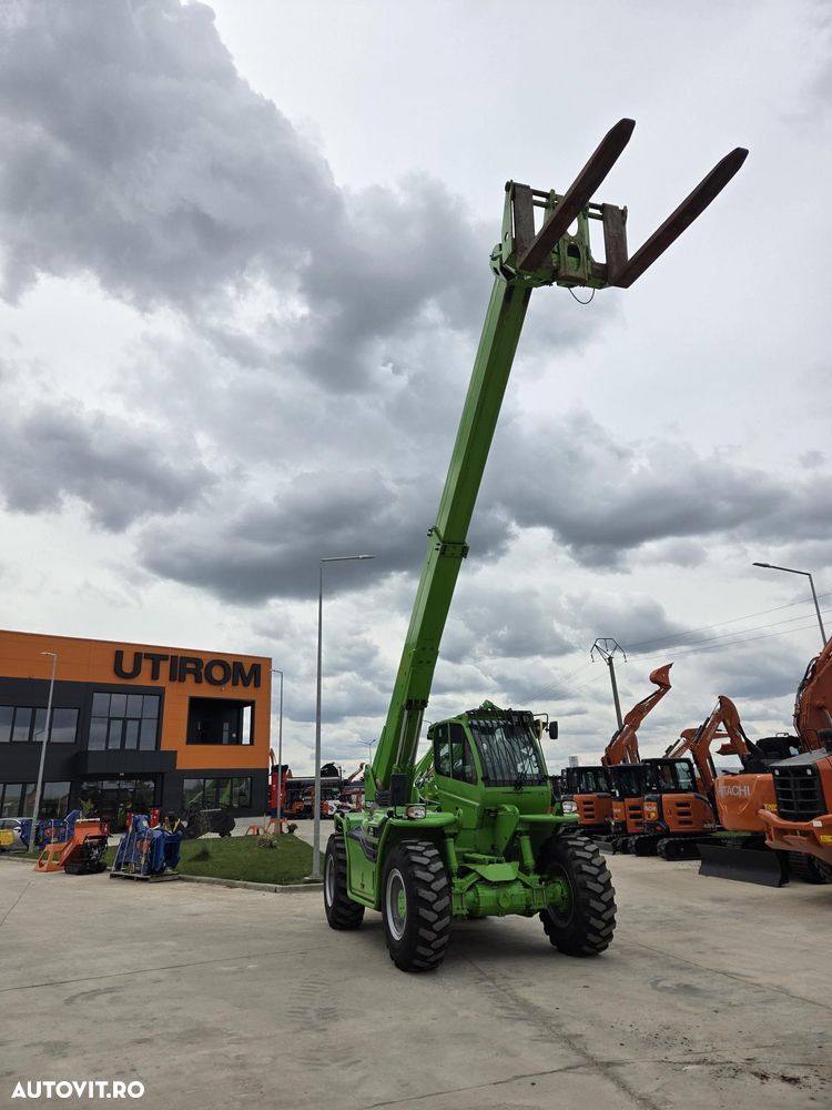 Merlo CA SI O MACARA de 12t, P120.10, ridica 12t la 5m si 7t la 10m, 1.164h, 2018, furci, cupa 3,5mc, Masa operational 15,6t, sistem protectie cu 3 camere/parte, protectie cabina, Aer cond, cilindri de MACARA, posibil leasing 2 ani, PROMOTIE 93.900 EUR+Tva - 6
