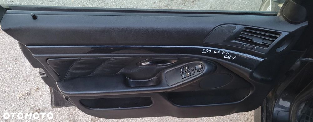 BOCZEK LEWY PRZÓD PRZEDNI BMW E39 EUROPA CZARNA SKÓRA C81 - 4