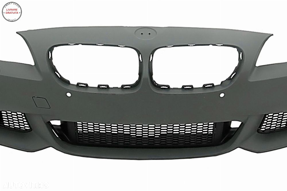 Bara Fata cu Grile Centrale BMW Seria 5 F10 F11 Non LCI (07.2010-2013) Sedan Touri- livrare gratuita - 4