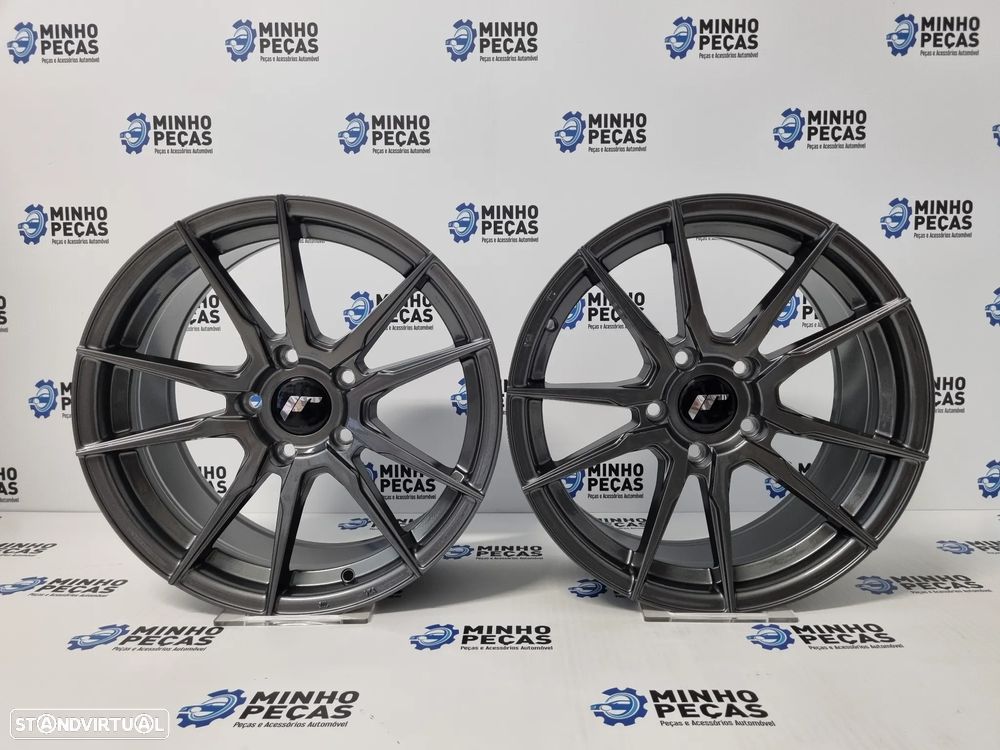 Jantes Japan Racing (JR21) em 17 (5x120) Hyper Gray - 1