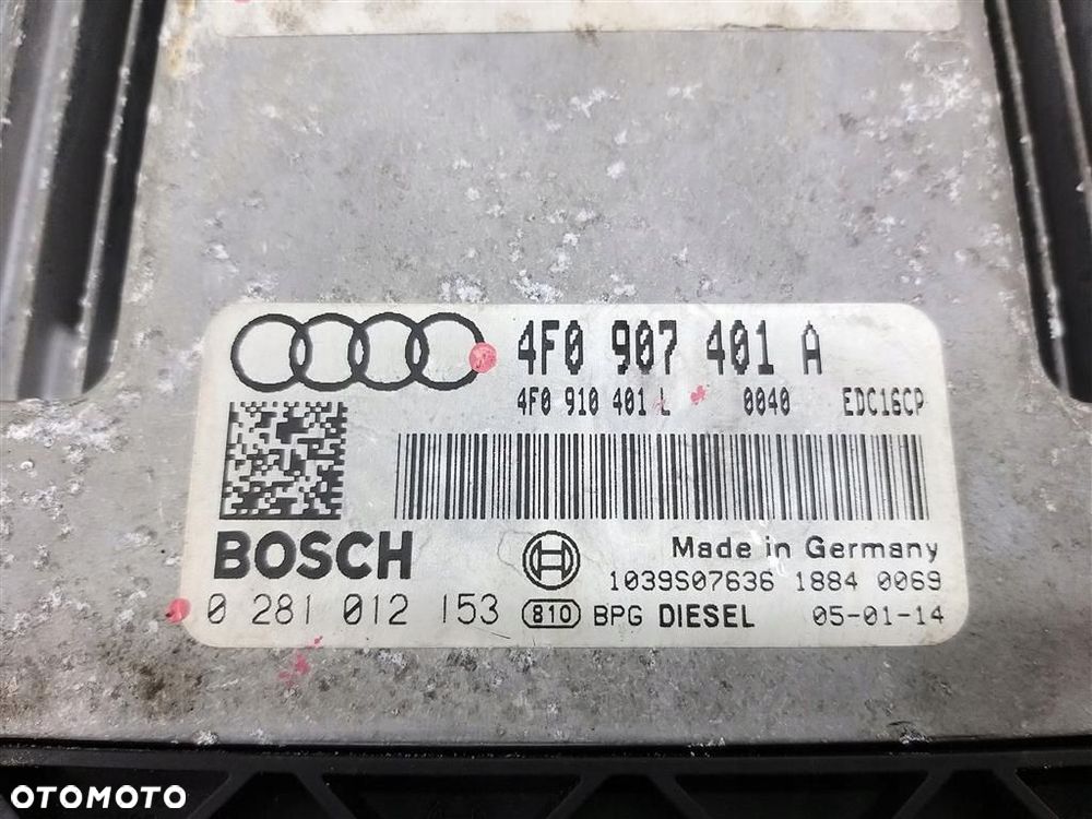Zestaw odpalający startowy Audi A6 C6 2004-2011 3,0 D 4F0907401A 0281012153 - 8