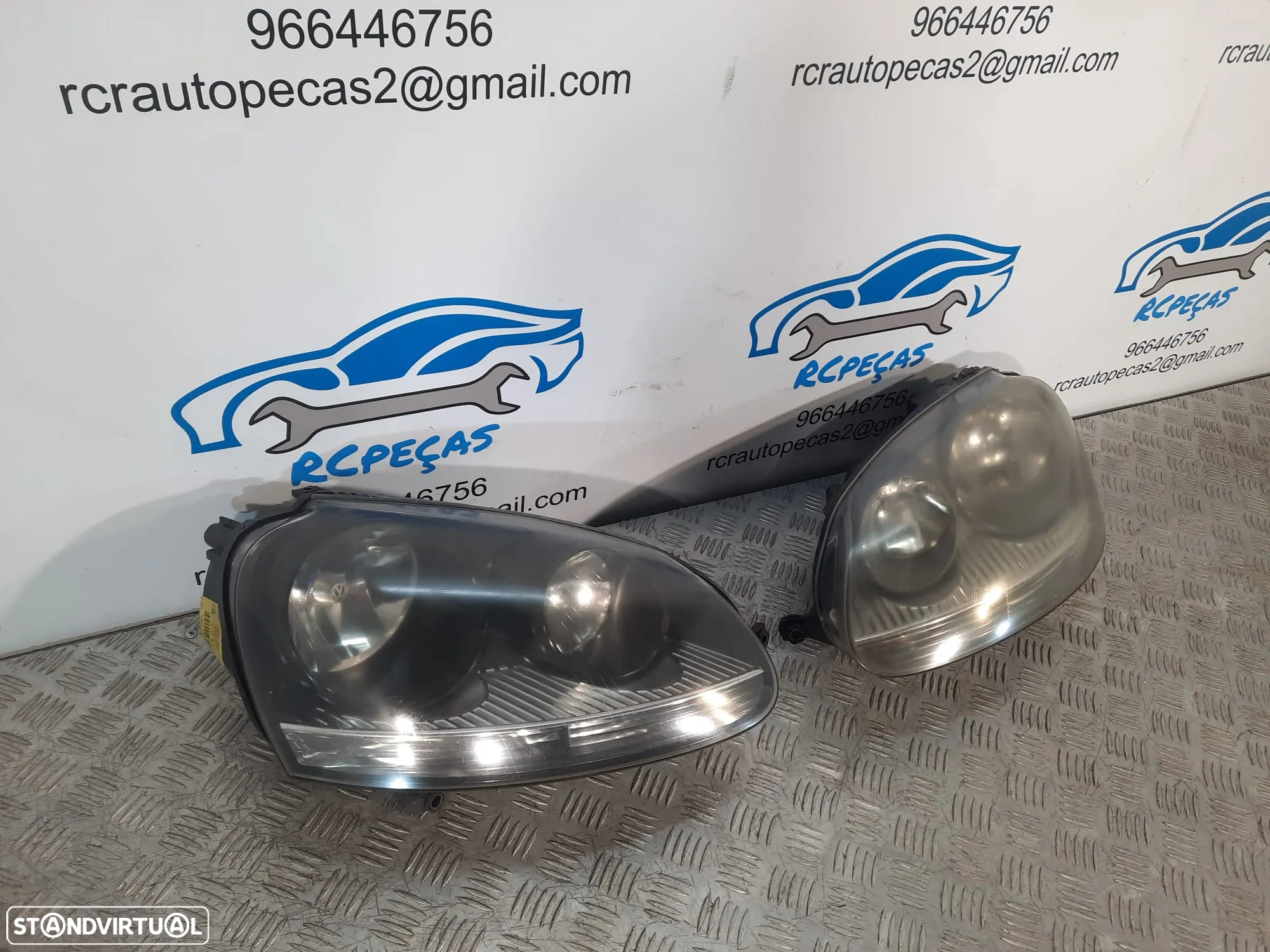 OTICA OTICAS VOLKSWAGEN VW GOLF V 5 MK5 JETTA MK5 OPTICA OPTICAS FAROL FAROIS ORIGINAIS - 8
