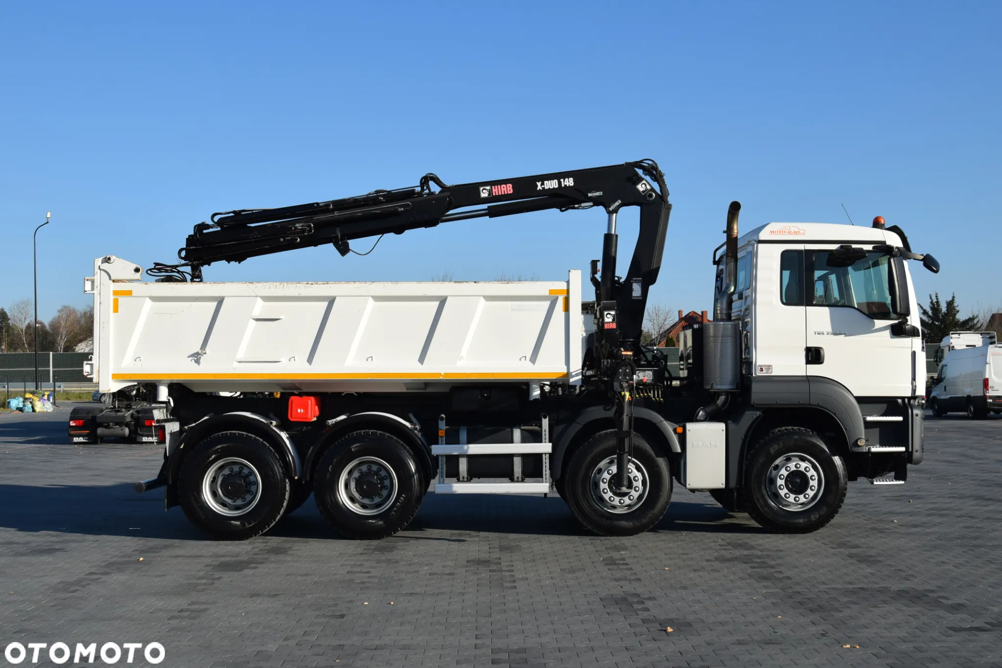 MAN TGS 35.420 / 8x4 / EURO 6 / UDT / HDS HIAB X-DUO 148 B-3 / ROTATOR / CHWYTAK / WYSUW x3 / STEROWANIE x3 / WZMOCNIONA RAMA / WYWROTKA / HYDROBURTA / AUTOMAT / KAMERA COFANIA / 2018 / NISKI PRZEBIEG / SPROWADZONY - 8