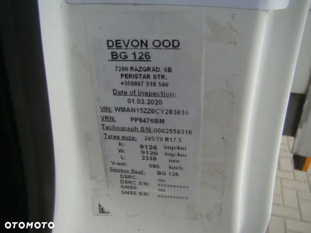 MAN TGL 12-220 8.10M KLIMA WINDA 2000KG - 20