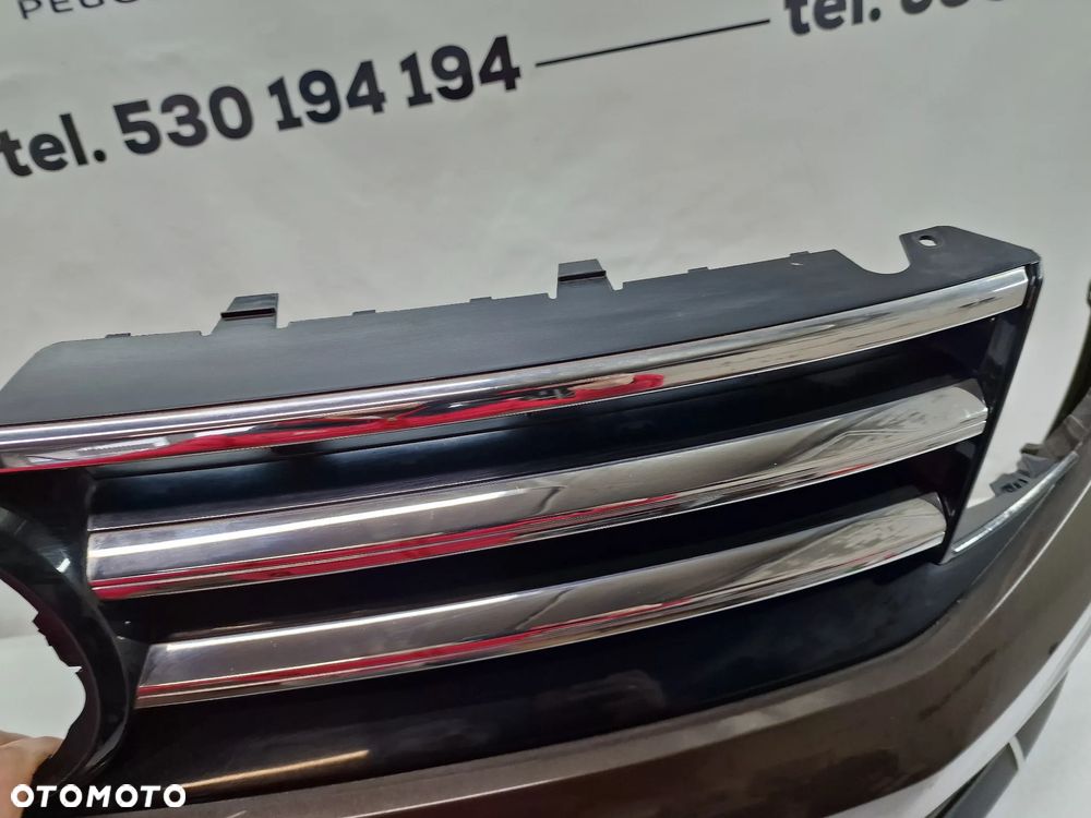 VW CADDY 2K5 ALLTRACK 15- ZDERZAK PRZEDNI PRZÓD BRĄZOWY NA 6XPDC 6X PDC + SPRYSKI , POSIADA ATRAPĘ / GRILL + KRATKA ŚRODKOWA ORAZ SPOJLER , NR 2K5807221K , NR AUKCJI NZ1343 - 23