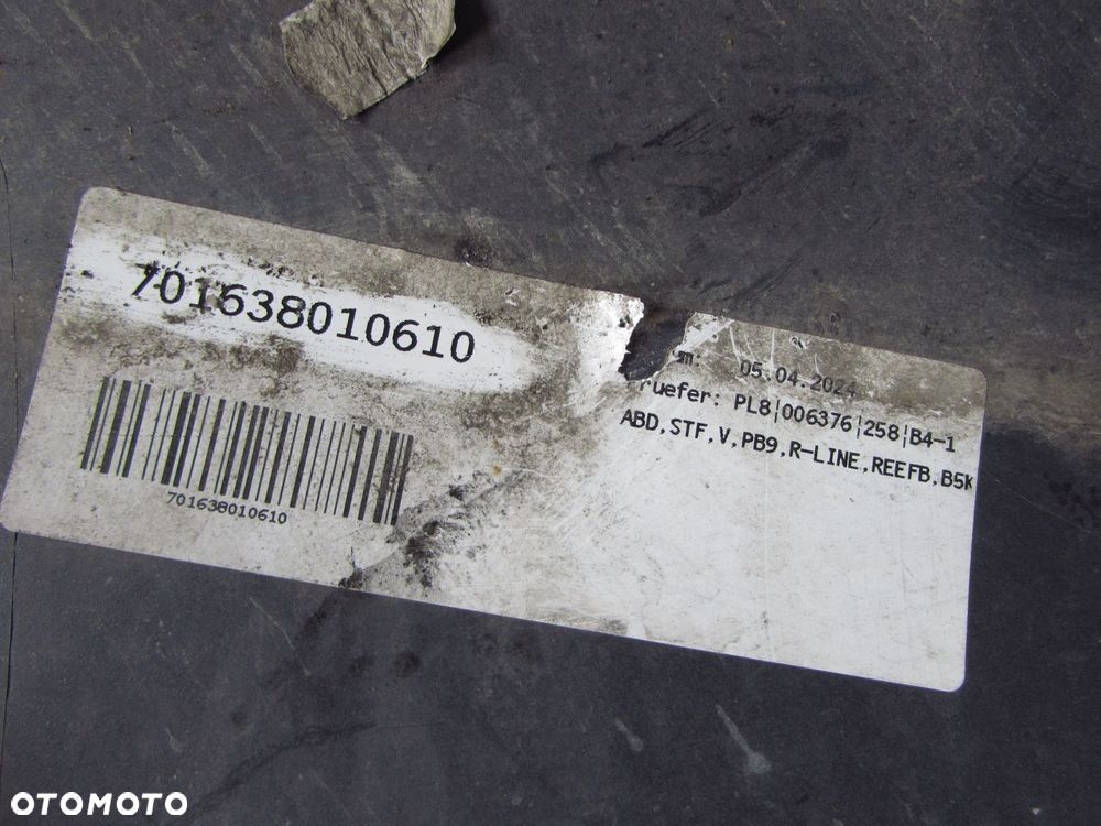 VW PASSAT B9 3J0 23- ZDERZAK PRZOD R-LINE 3J0807221H - 15