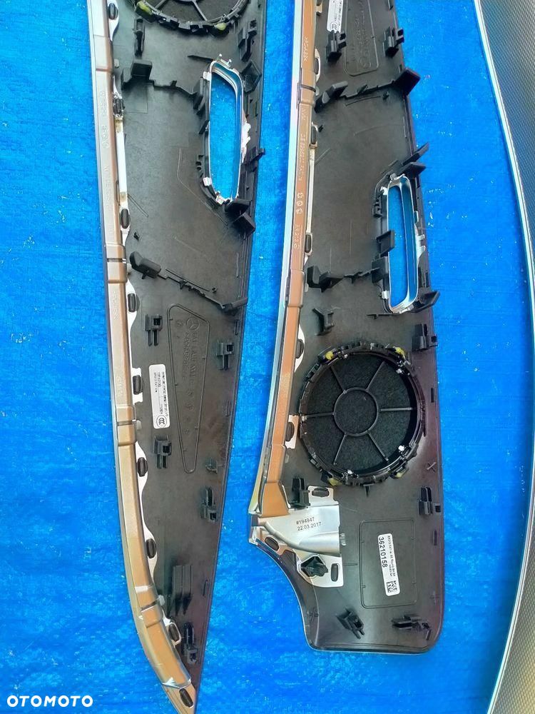 Mercedes W213 AMG Dekor Dekory BURMESTER Listwa Konsoli Drzwi Listwy Ozdobne AMBIENT - 19