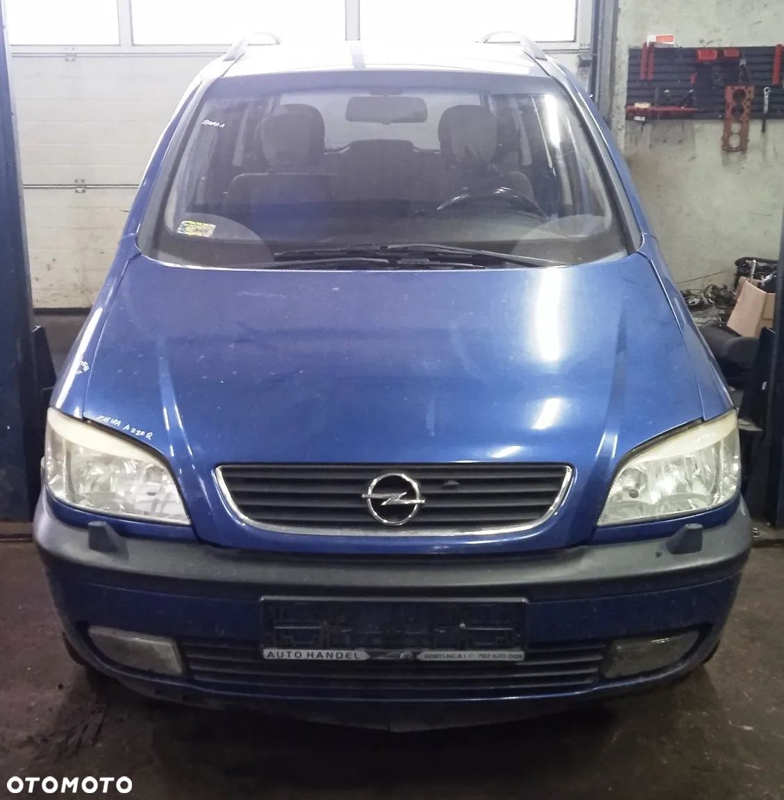 Na części Opel Zafira A 1.6 1.8 B Z20Q  Silnik Skrzynia automatyczna Maska Zderzak Drzwi Klapa Szyba Lampa Błotnik Zderzak Grill - 1