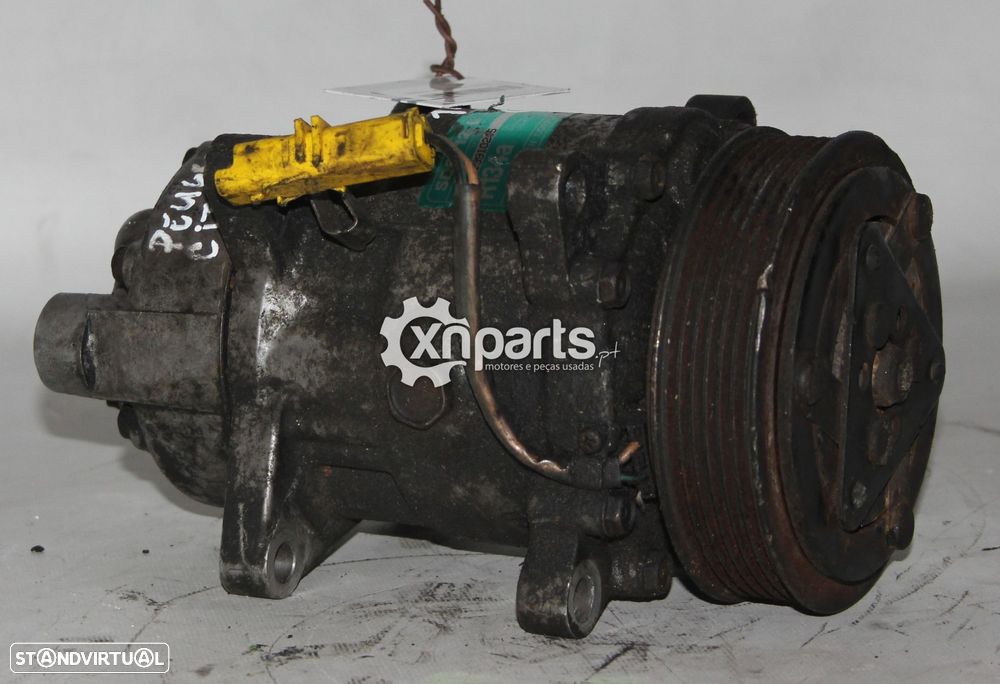Compressor de ar condicionado CITROЁN C3 1.4 HDi 02.02 -  Usado REF. Sanden SD6V... - 1