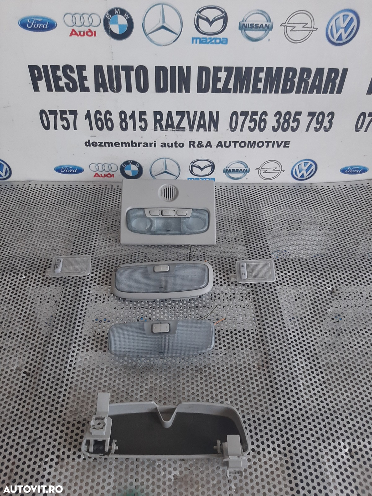 Parasolar Maner Plafon Plafoniera Fata Spate Suport Ochelari Ford Focus 2 Facelift An 2008-2009-201 - 8
