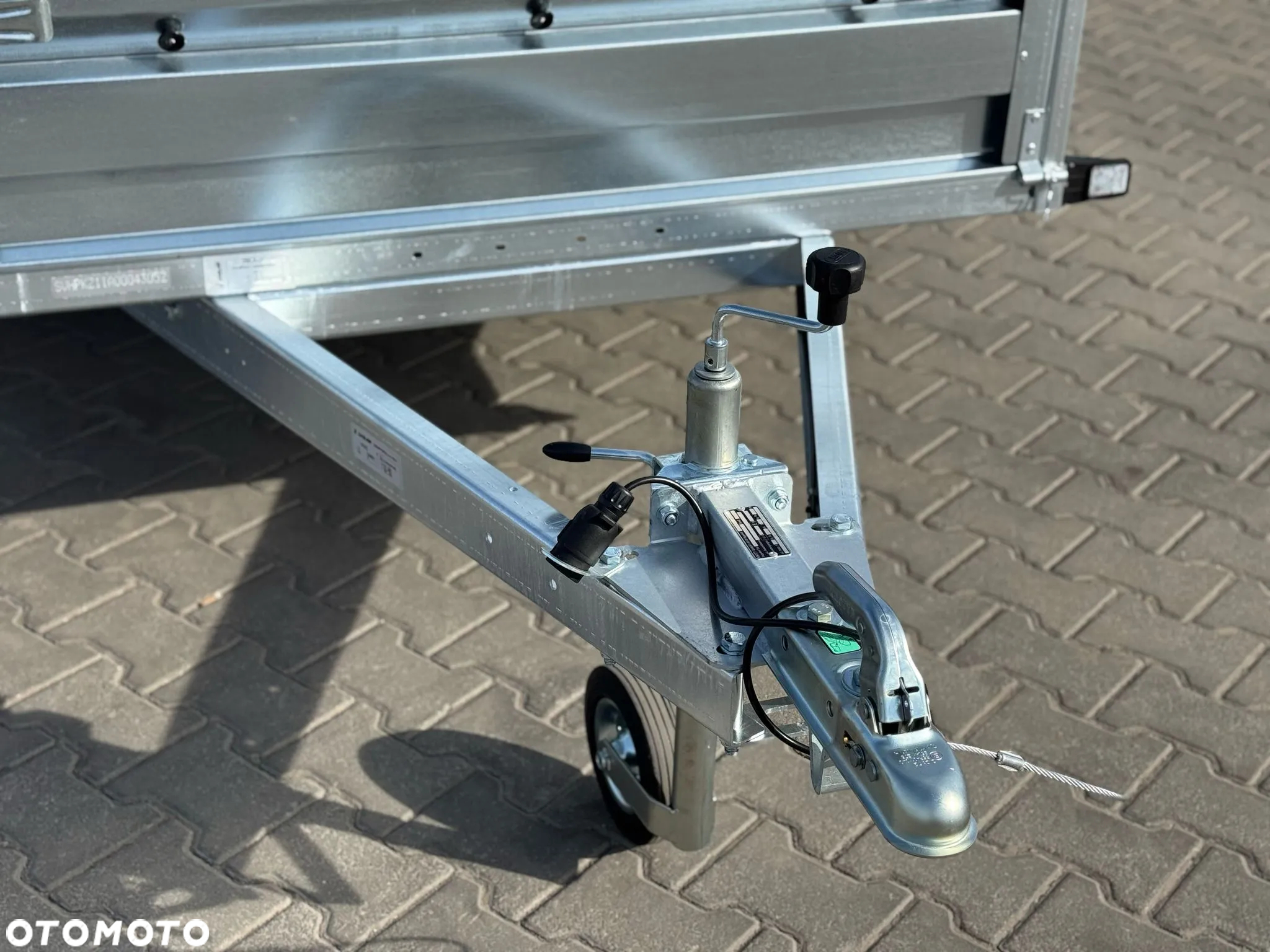 Zaslaw Dostawa Przyczepka na resorze DMC750kg 230x132x35cm SOLIDNA I MOCNA! resorówka - 12
