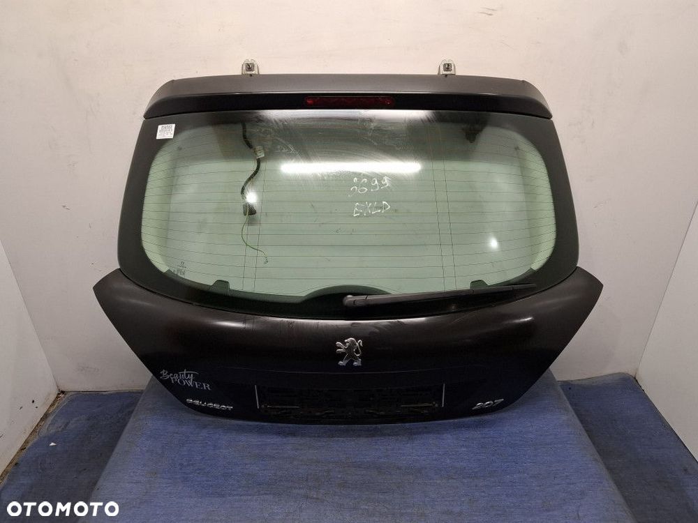 PEUGEOT 207 TYLNA KLAPA BAGAŻNIKA  EXLD - 1