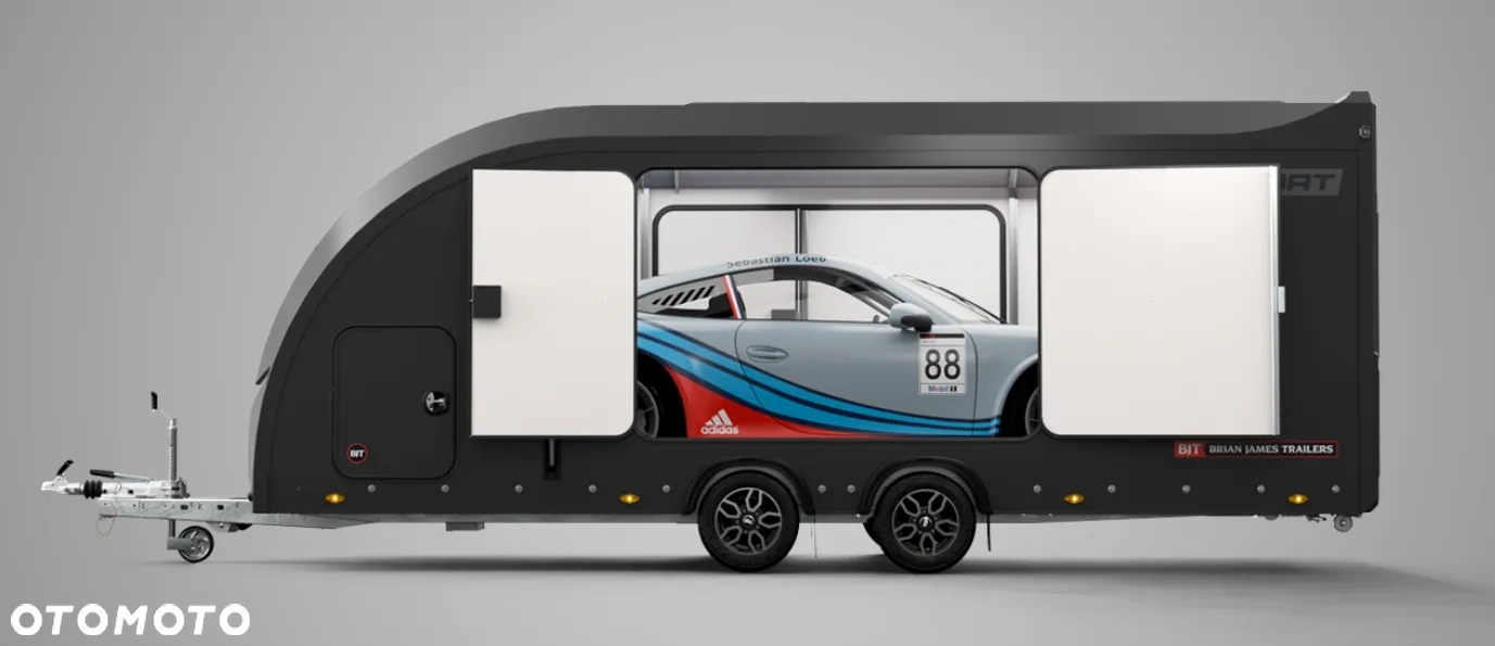 Brian James Trailers RACE SPORT MODEL: 5,5x2,1 M, Przyczepa do samochodów sportowych, quadów, motocykli i innych małych pojazdów, DMC 3500 KG - 2